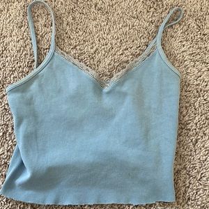 brandy melville blue tank top